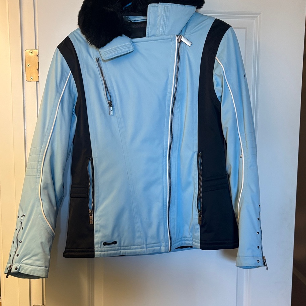 Women's Blue and Black Spyder Jacket